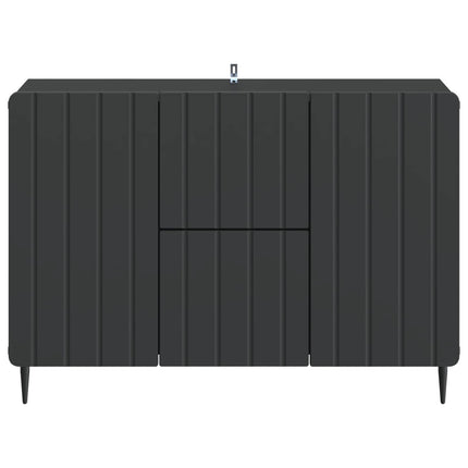 Sideboard med låda Svart 89 x 34,5 x 62 cm Konstruerat trä