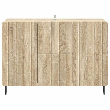 Sideboard med låda Sonoma-ek 89 x 34,5 x 62 cm Konstruerat trä