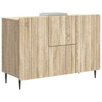 Sideboard med låda Sonoma-ek 89 x 34,5 x 62 cm Konstruerat trä