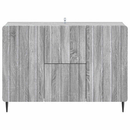 Sideboard Grå sonoma-ek 89 x 34,5 x 62 cm Konstruerat trä