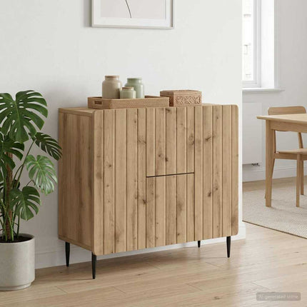 Sideboard Artisan-ek 89 x 34,5 x 62 cm Konstruerat trä