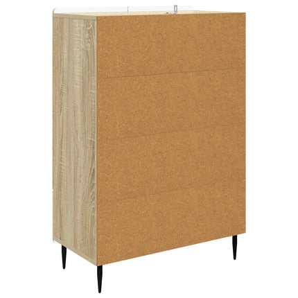 Sideboard med låda Sonoma-ek 66 x 34,5 x 97 cm Konstruerat trä