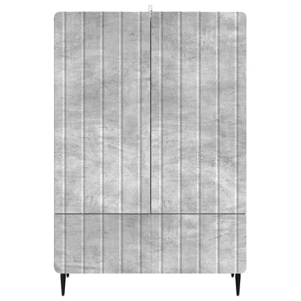 Sideboard med låda Betonggrå 66 x 34,5 x 97 cm Konstruerat trä