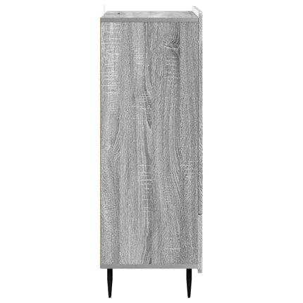 Sideboard Grå sonoma-ek 66 x 34,5 x 97 cm Konstruerat trä