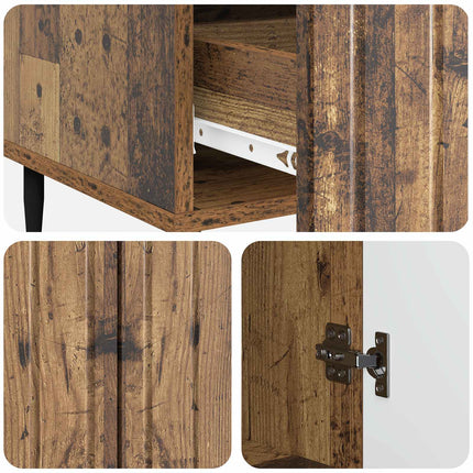 Sideboard Gammalt trä 66 x 34,5 x 97 cm Konstruerat trä