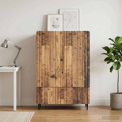 Sideboard Gammalt trä 66 x 34,5 x 97 cm Konstruerat trä