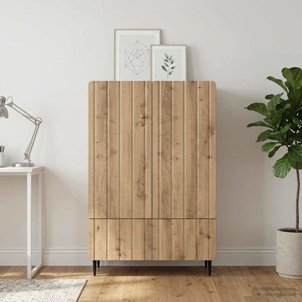 Sideboard Artisan-ek 66 x 34,5 x 97 cm Konstruerat trä