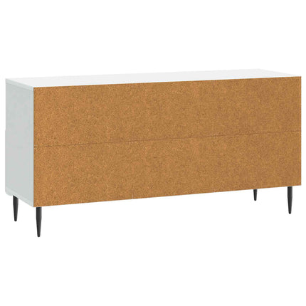 TV-skåp med låda Vit 102 x 34,5 x 50 cm Konstruerat trä