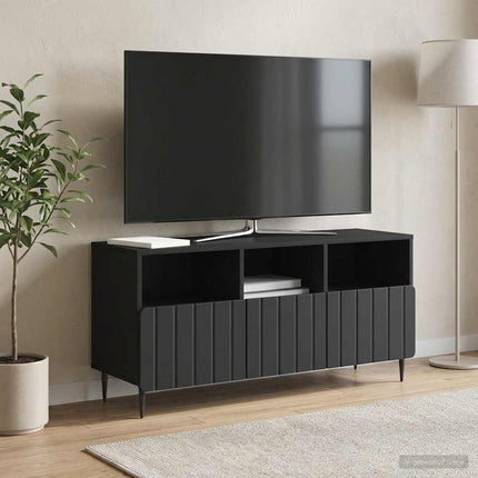 TV-skåp med låda Svart 102 x 34,5 x 50 cm Konstruerat trä