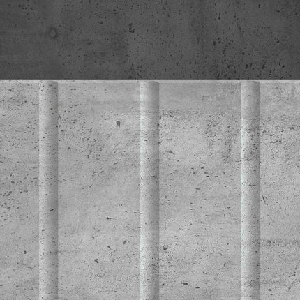 TV-skåp med låda Betonggrå 102 x 34,5 x 50 cm Konstruerat trä