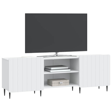 TV-skåp Vit 150 x 31 x 52 cm Konstruerat trä