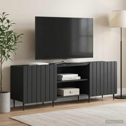 TV-skåp Svart 150 x 31 x 52 cm Konstruerat trä