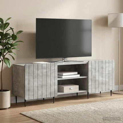 TV-skåp Betonggrå 150 x 31 x 52 cm Konstruerat trä