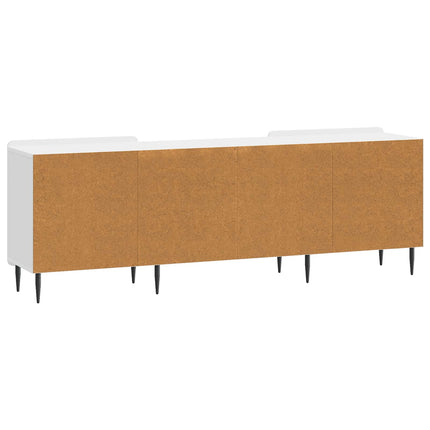 TV-skåp Vit högglans 150 x 31 x 52 cm Konstruerat trä