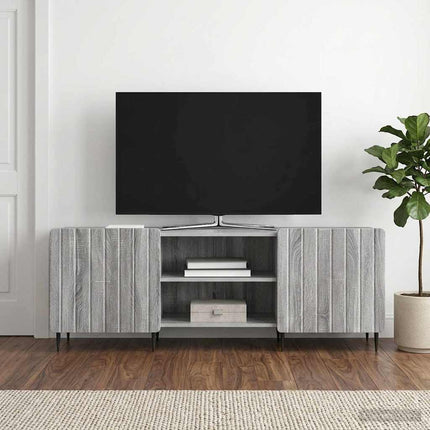 TV-skåp Grå sonoma-ek 150 x 31 x 52 cm Konstruerat trä
