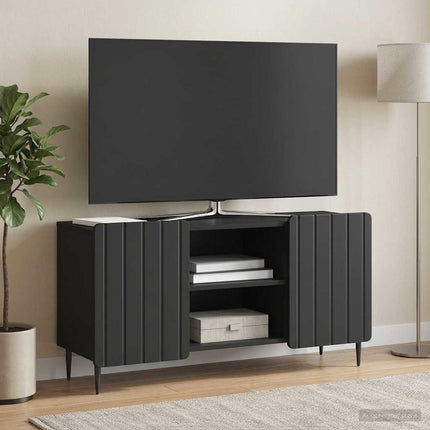 TV-skåp Svart 102 x 34,5 x 52 cm Konstruerat trä
