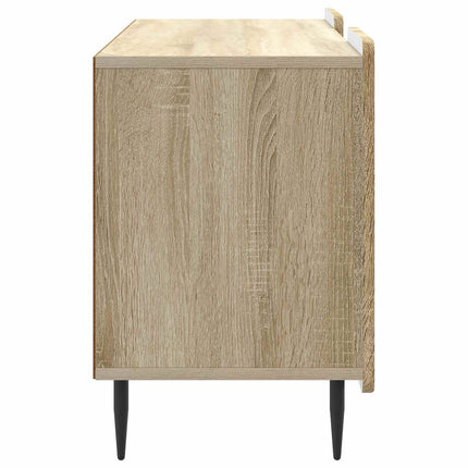 TV-skåp Sonoma-ek 102 x 34,5 x 52 cm Konstruerat trä