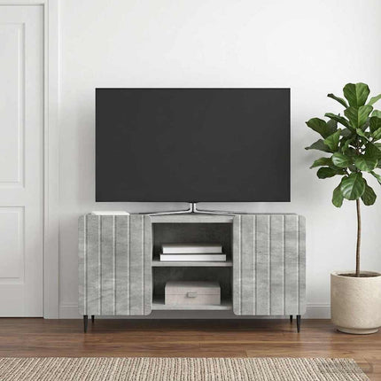 TV-skåp Betonggrå 102 x 34,5 x 52 cm Konstruerat trä