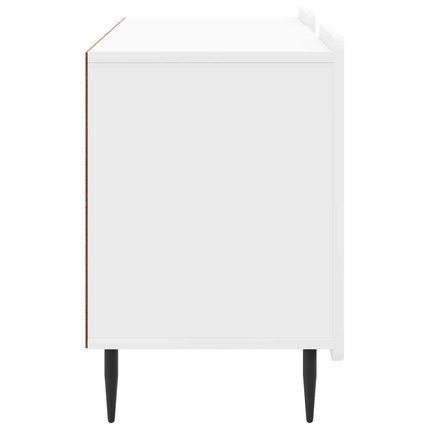 TV-skåp Vit högglans 102 x 34,5 x 52 cm Konstruerat trä