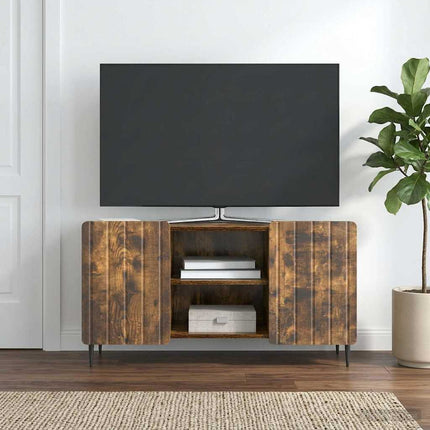TV-skåp Rökt ek 102 x 34,5 x 52 cm Konstruerat trä