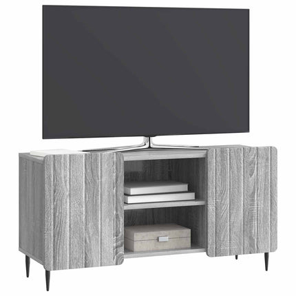 TV-skåp 102 x 34,5 x 52 cm Grå sonoma-ek Konstruerat trä