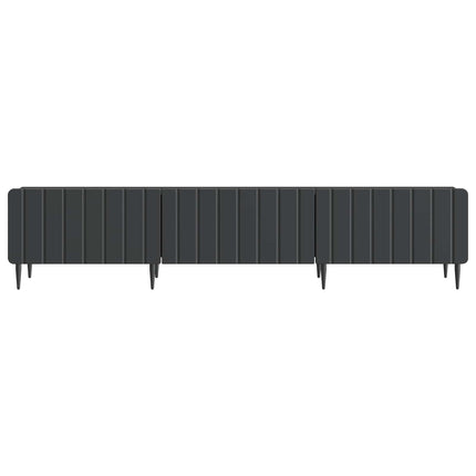 TV-skåp med låda Svart 147 x 34,5 x 32 cm Konstruerat trä