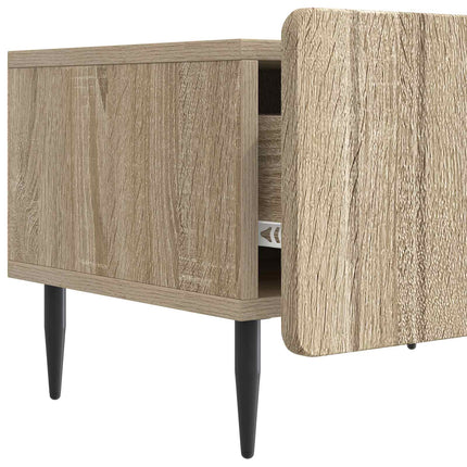 TV-skåp med låda Sonoma-ek 147 x 34,5 x 32 cm Konstruerat trä