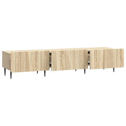 TV-skåp med låda Sonoma-ek 147 x 34,5 x 32 cm Konstruerat trä