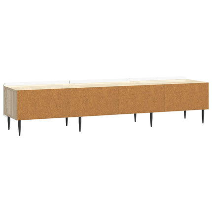 TV-skåp med låda Sonoma-ek 147 x 34,5 x 32 cm Konstruerat trä