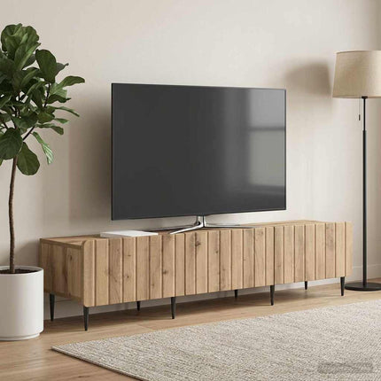 TV-skåp 147 x 34,5 x 32 cm Artisan-ek Konstruerat trä