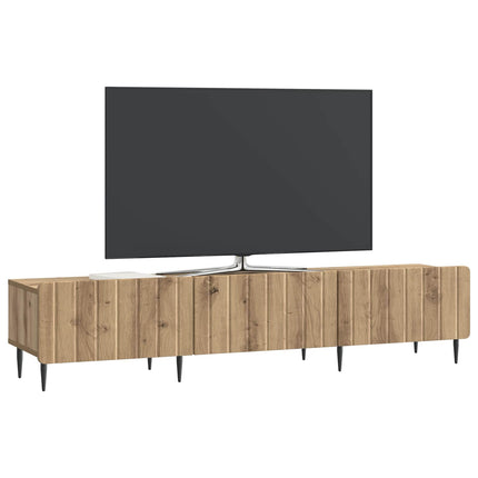 TV-skåp med låda Artisan-ek 147 x 34,5 x 32 cm Konstruerat trä