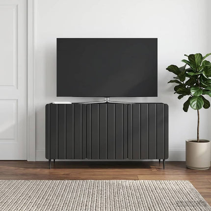 TV-skåp Svart 99 x 34,5 x 52 cm Konstruerat trä