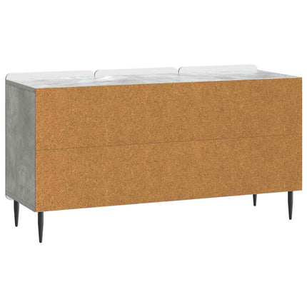 TV-skåp Betonggrå 99 x 34,5 x 52 cm Konstruerat trä