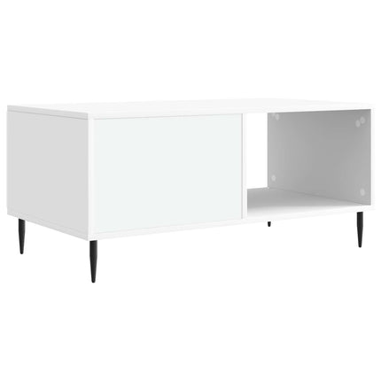 Kaffeebord Vit 90 x 50 x 40 cm Konstruerat trä