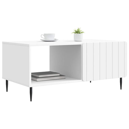 Kaffeebord Vit 90 x 50 x 40 cm Konstruerat trä