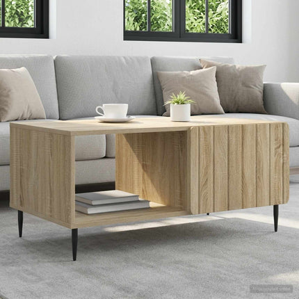 Kaffeebord Sonoma-ek 90 x 50 x 40 cm Konstruerat trä
