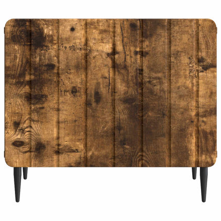 Kaffeebord med låda Rökt ek 49 x 50 x 42 cm Konstruerat trä
