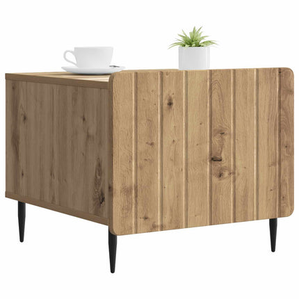 Kaffeebord med låda Artisan-ek 49 x 50 x 42 cm Konstruerat trä