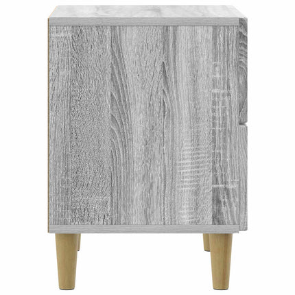 Nattduksbord Grå sonoma-ek 43 x 34,5 x 48 cm Konstruerat trä