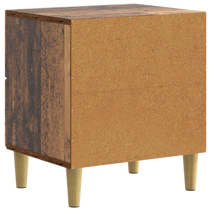 Nattduksbord Gammalt trä 43 x 34,5 x 48 cm Konstruerat trä
