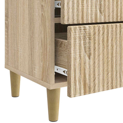 Nattduksbord Sonoma-ek 62 x 34,5 x 48 cm Konstruerat trä