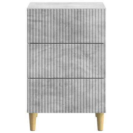 Nattduksbord Betonggrå 43 x 41 x 66,5 cm Konstruerat trä