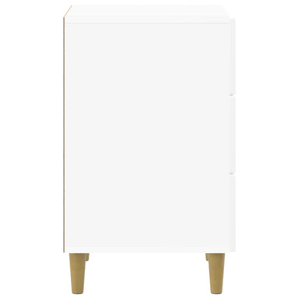 Nattduksbord Vit högglans 43 x 41 x 66,5 cm Konstruerat trä