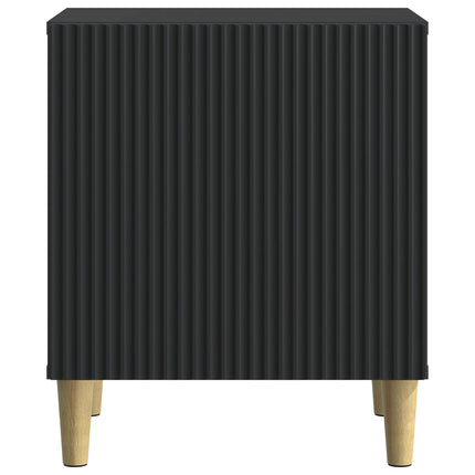 Nattduksbord 2 pcs Svart 43 x 34,5 x 50 cm Konstruerat trä