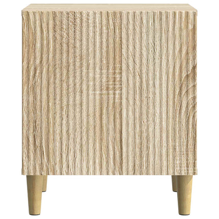Nattduksbord 2 pcs Sonoma-ek 43 x 34,5 x 50 cm Konstruerat trä
