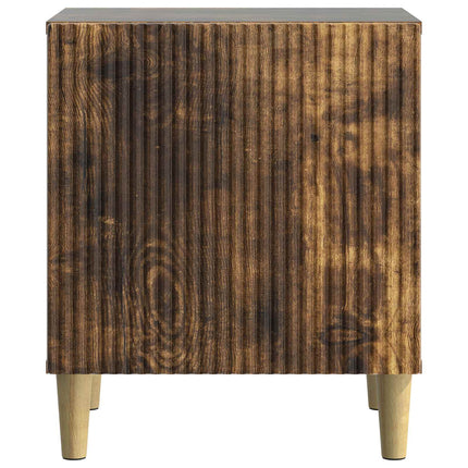 Nattduksbord Rökt ek 43 x 34,5 x 50 cm Konstruerat trä
