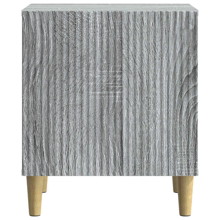Nattduksbord 2 pcs Grå sonoma-ek 43 x 34,5 x 50 cm