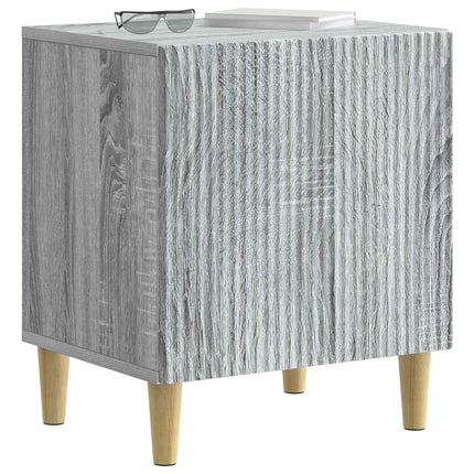 Nattduksbord 2 pcs Grå sonoma-ek 43 x 34,5 x 50 cm