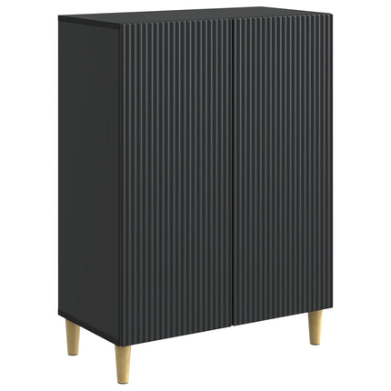 Sideboard Svart 66 x 34,5 x 90 cm Konstruerat trä