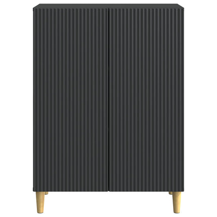 Sideboard Svart 66 x 34,5 x 90 cm Konstruerat trä
